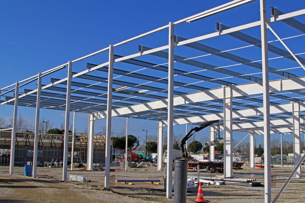 Construction métallique près de Tarbes