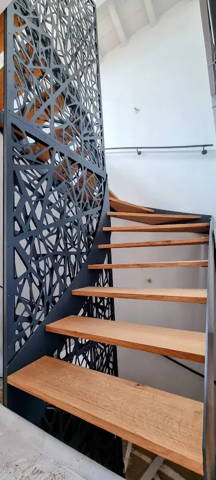 escalier métallique
